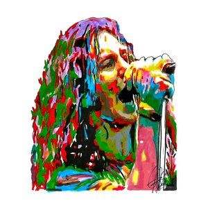 Eddie Vedder Pearl Jam Rock Music Print 18x24